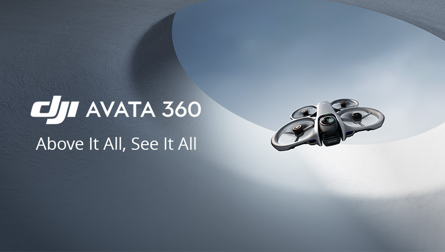 Dron DJI Avata 360 RC 2 szary